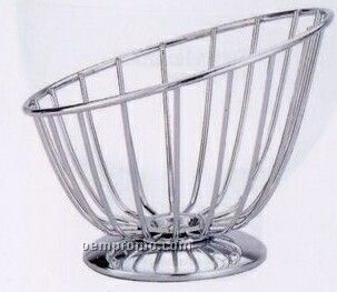 Mini Vertical Wire Slope Basket / Chrome Plated