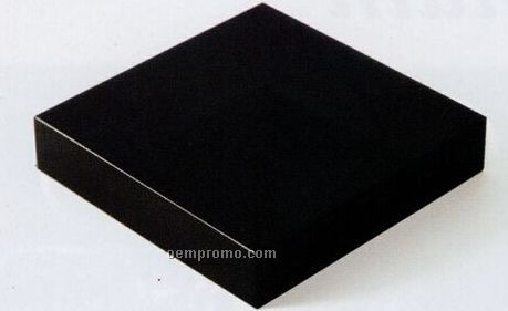 Square Block Black Crystal Base