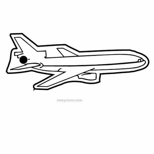 Stock Shape Collection Airplane Outline Key Tag