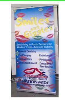 36"X77" Banner Stand