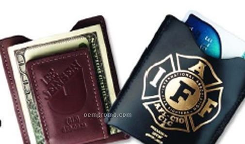 Magnetic Money Clip/Credit Card Case - Top Grain Cowhide Leather