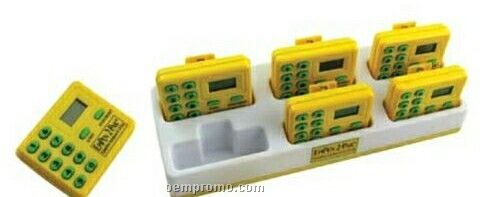 Set Of 6 Countdown Timers W/ Tray