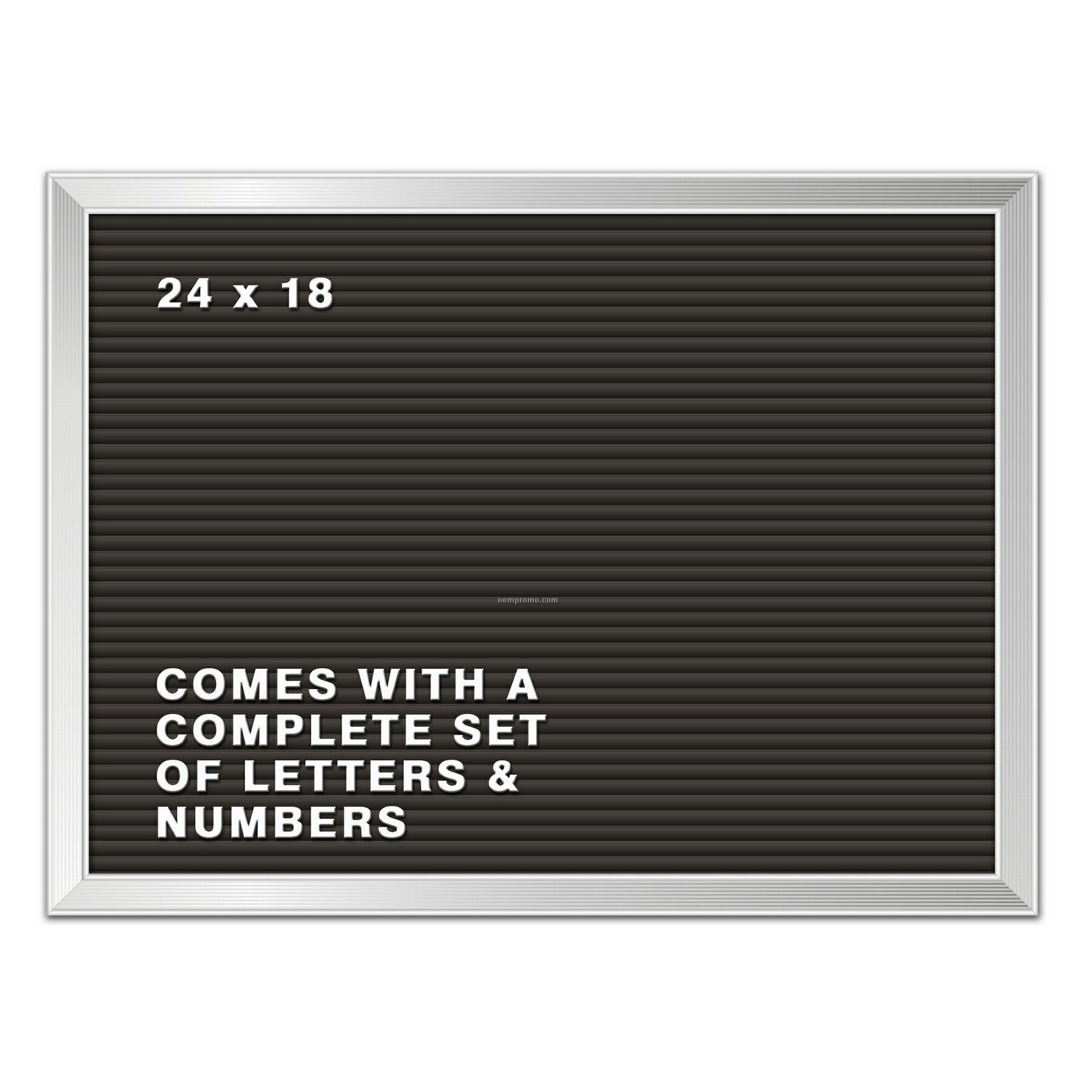 Old Reliables Letter Board W/ Aluminum Frame & Black Panel (24"X18")