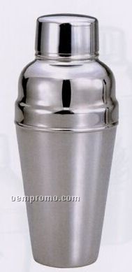 Stainless Steel Cone Like 3 Piece Cocktail Shaker (24 Oz.)