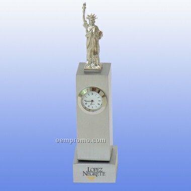 Statue Of Liberty Clock 8" (Screened)
