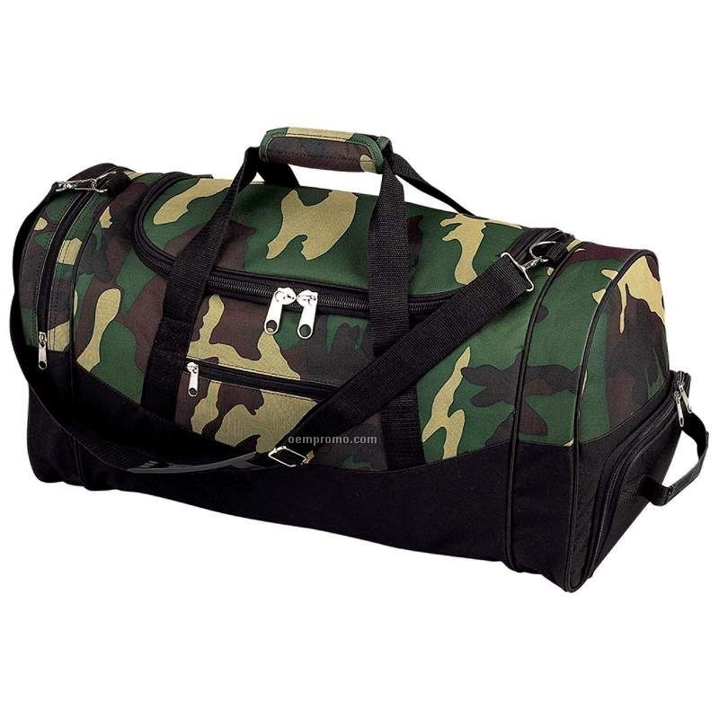 Water Repellent Camouflage Duffle Bag (23