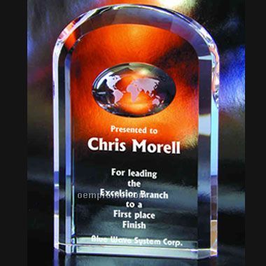World Arch Crystal Award (Sand Blasting)
