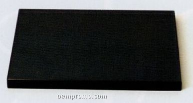 Rectangular Black Glass Base