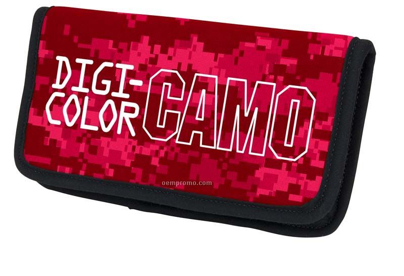 Digicolor Camo 4-color Process Neoprene Checkbook Cover