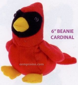 Stock Cardinal Beanie Stuffed Animal