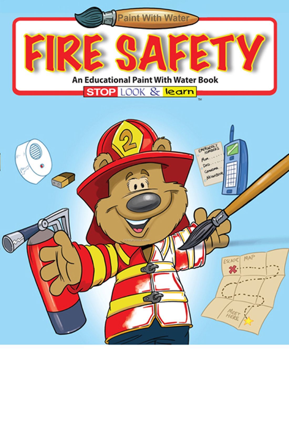Fire Safety Paint With Water Book