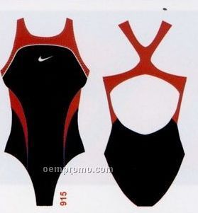 Nike Core Splice Racer Powerback Tank Swimsuit (Youth - 20-28)