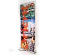 31"X84" Double Sided Banner Stand