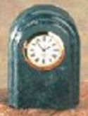 Arch Green Marble Clock