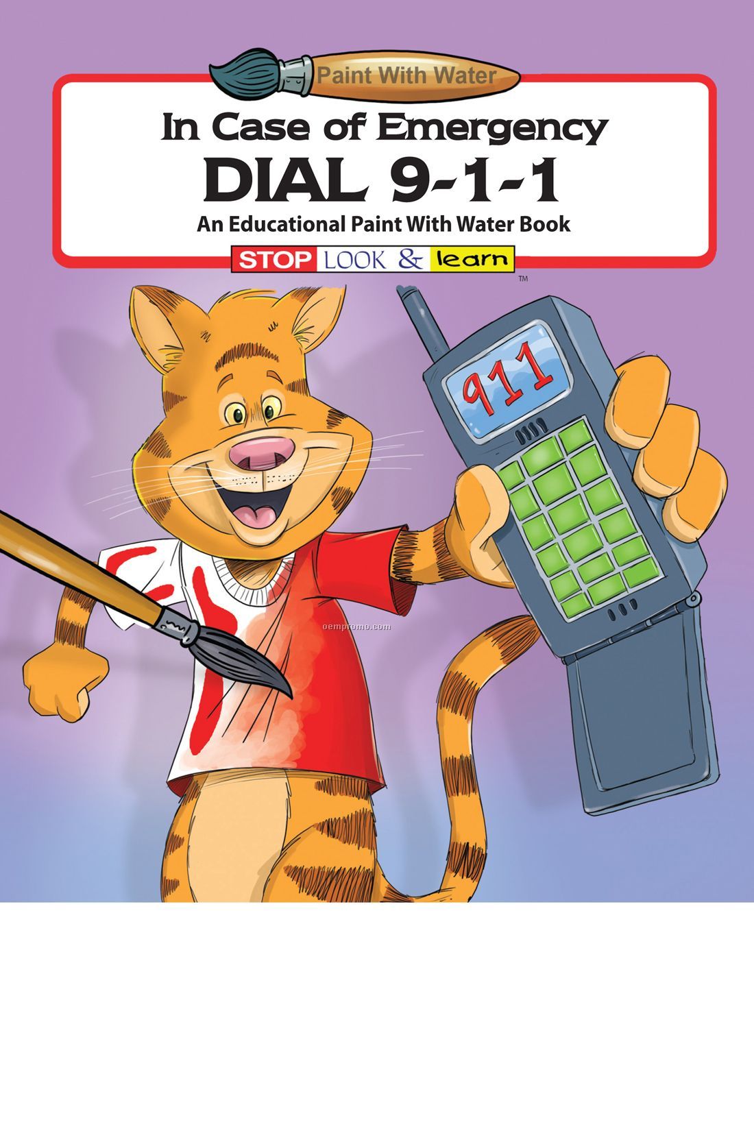 Dial 9-1-1 Paint With Water Book