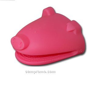 Pig Shaped Silicone Oven Mitt