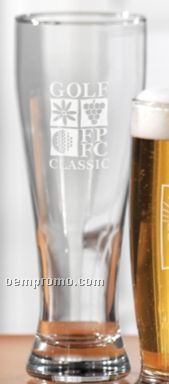 22 Oz. Signature Tall Beer Glass (Set Of 4 - Light Etch)