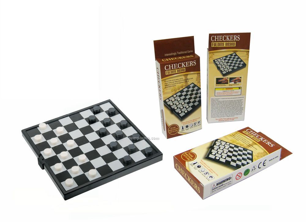 Checkers Traveling Checkers Game
