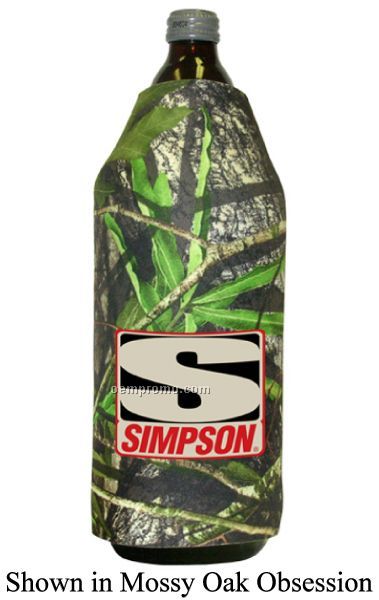 Mossy Oak Licensed Camo Premium Collapsible Foam 40oz Bottle Sleeve