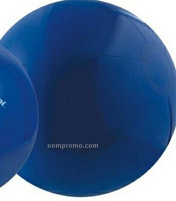 16" Inflatable Solid Blue Beach Ball