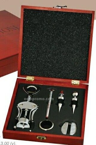 7-piece Wine Set With Thermometer & Corkscrew