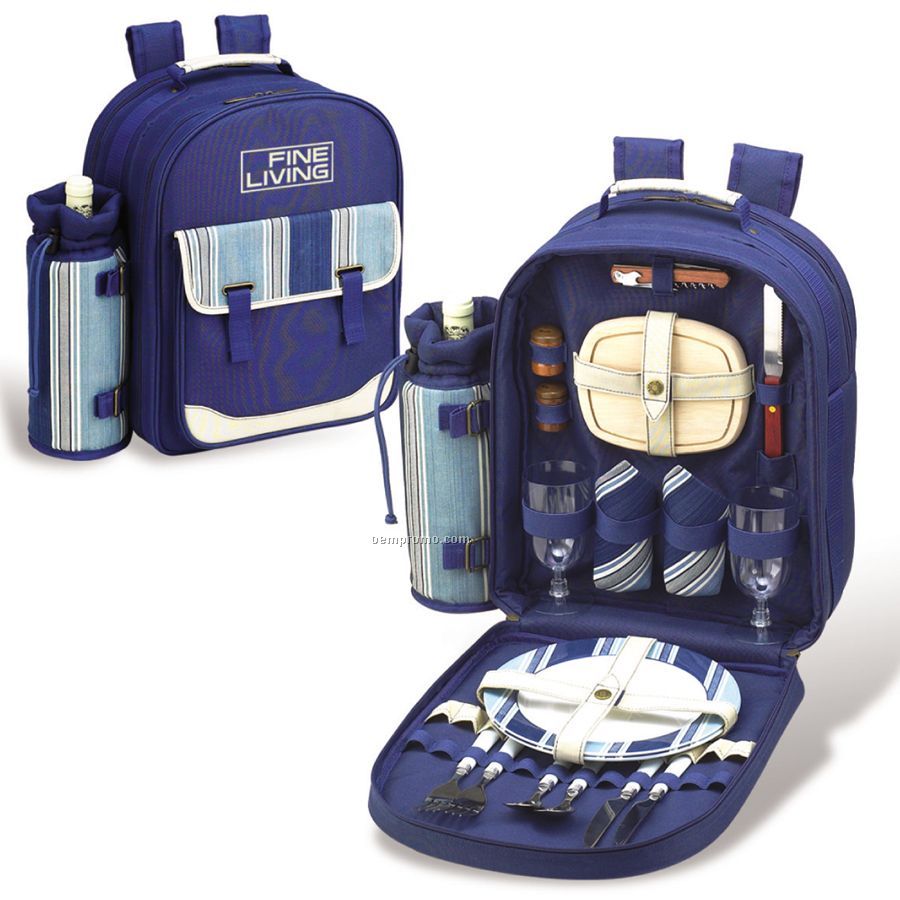 Aegean Picnic Backpack Cooler For Two