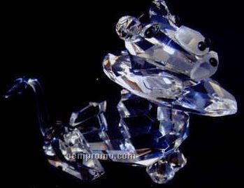 Optic Crystal Lion Figurine
