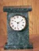 Palace Green Marble Clock With Base