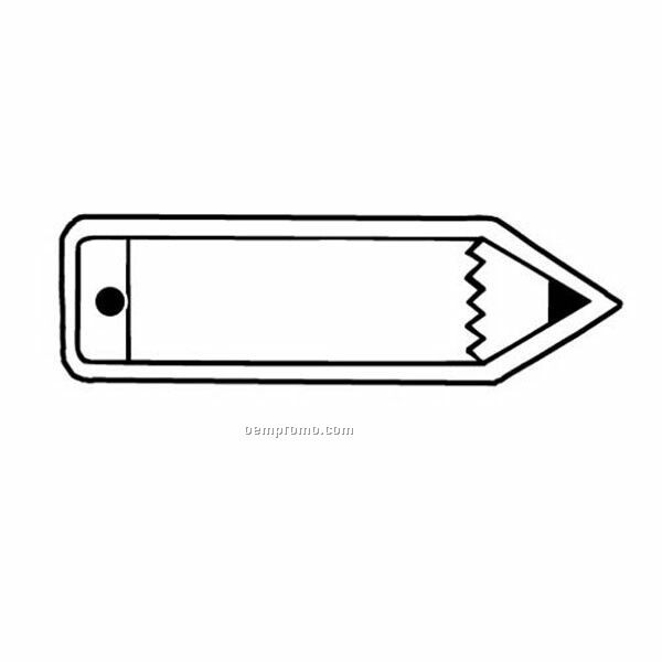 Stock Shape Collection Short Pencil Key Tag