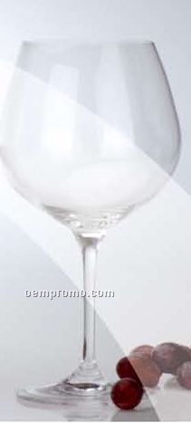 Bistro Lead Free Crystal - 6 Burgundy Glasses