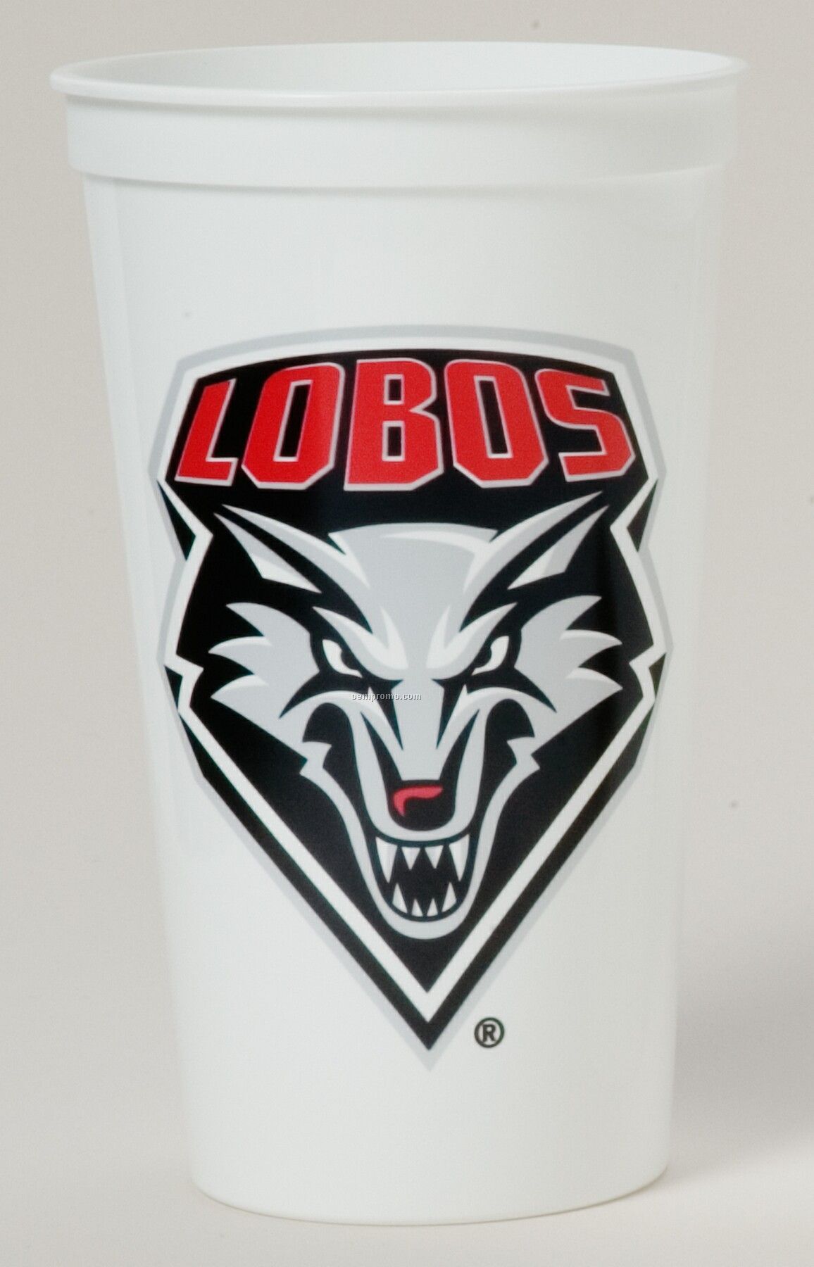32 Oz. Smooth White Stadium Cup (7 Color Offset Imprint)