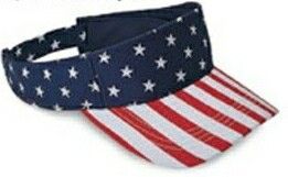 Pro Style Twill Usa Flag Visor