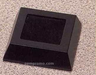 Satin Black Square Solid Display Bases - 5 1/2"X5 1/2"
