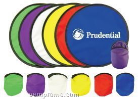 10" Folding Flyer Disc With Pouch