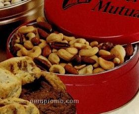 Mixed Nuts In Small Tin (6 3/16"X1 5/8")