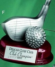 Silver Driver Golf Trophy