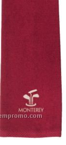 The Liverpool Terry Tri-fold Golf Towel With Swivel Hook