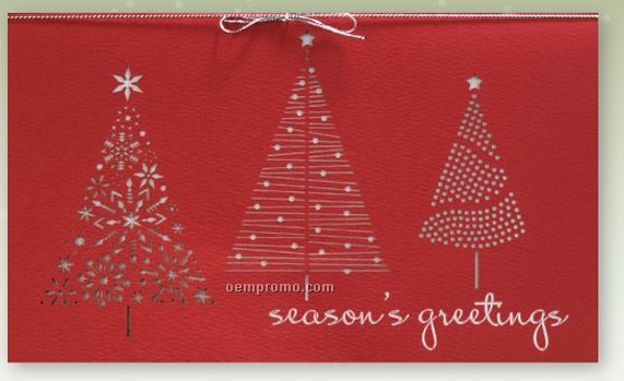 Tickle Their Fancy Laser Cut & Layered Holiday Card