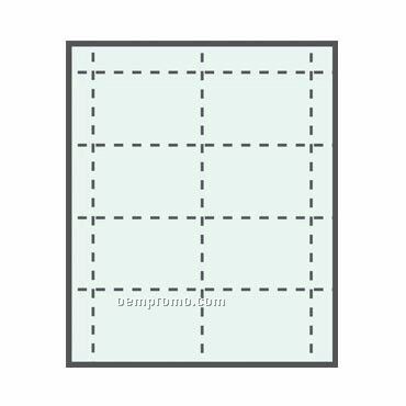 Blank Classic Name Tag Color Stock Paper Insert (4"X2 1/2")