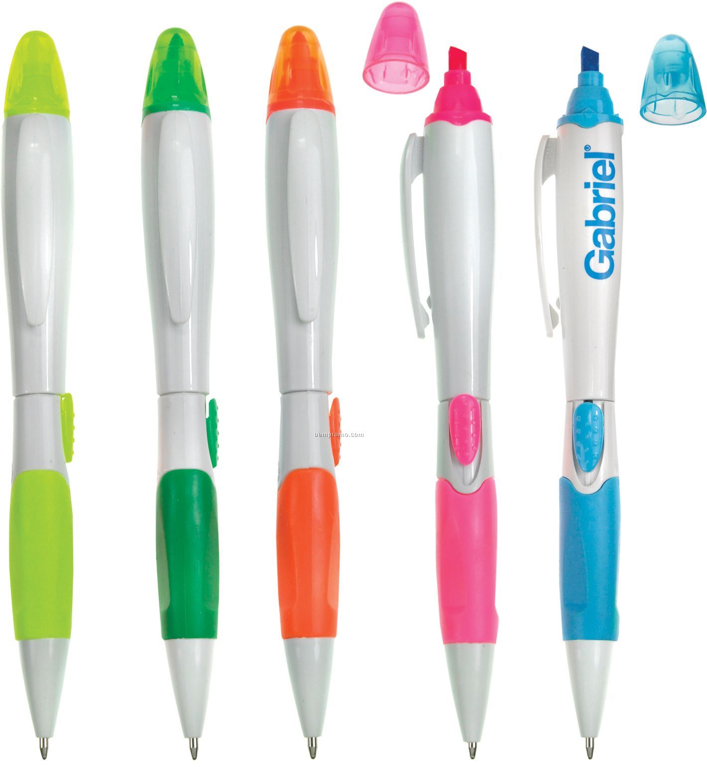 Eco Brilliant Ballpoint Pen & Highlighter Combo