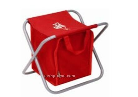 Folding Stool With Cooler