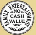Stock Family Entertainment No Cash Value Token (1.125 Zinc Size)