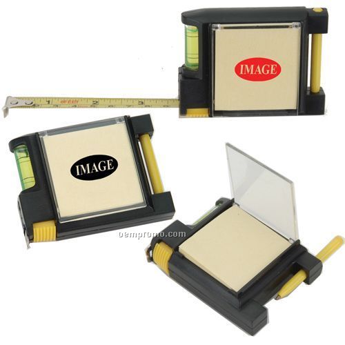 Tape Measure With Note Pad / Leveler & Pen