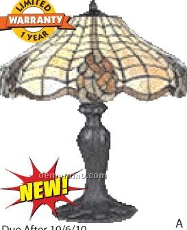 Wyndham House Stained Glass Table Lamp (15-3/4"X23-1/4")