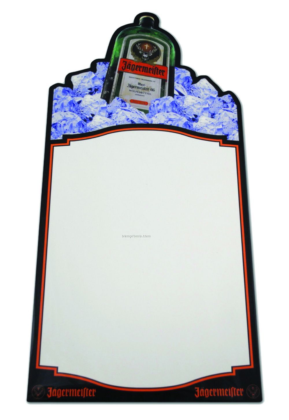 Custom Cut Steel Dry Erase Boards 12" X 24" Blank