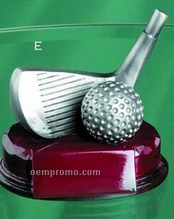 Silver Wedge Golf Trophy