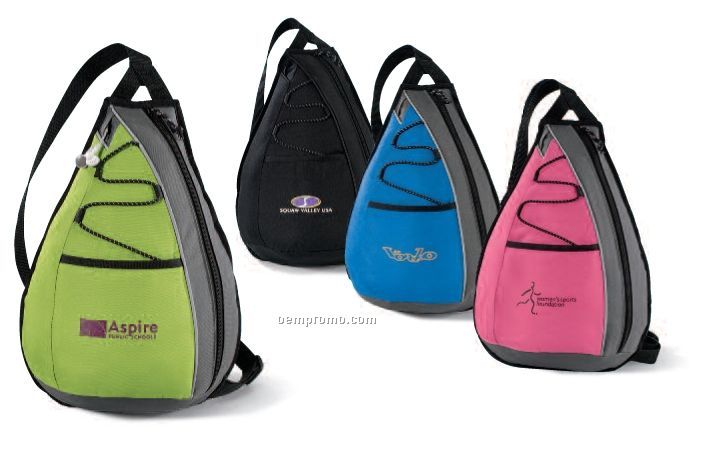 Stride Mono Backpack W/ Adjustable Shoulder Strap (Apple Green)