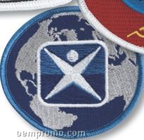 50% Coverage Custom Embroidered Patches 2"