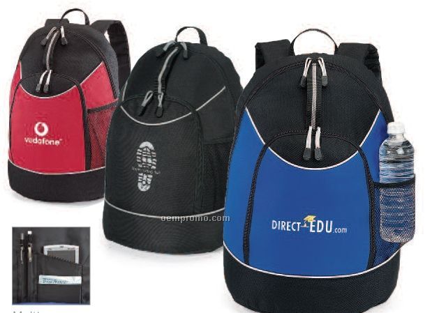 Access Backpack W/ Adjustable Shoulder Strap & Side Pocket (Royal Blue)