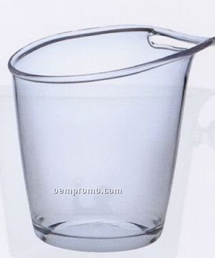Acrylic Slope Wine Ice Bucket With Handle